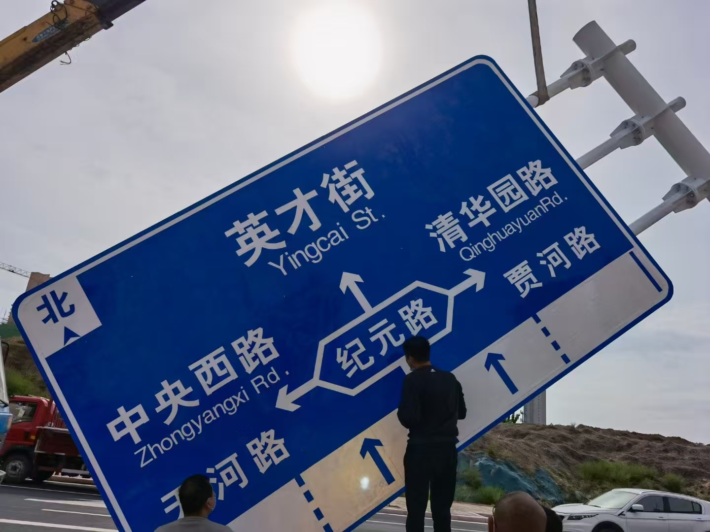 株洲市八角杆警示牌 - 一站式服务